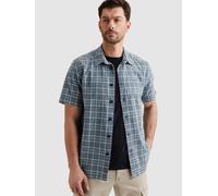 PME Legend Camisa 'Shirt with short sleeves and check pattern' azul M EUR