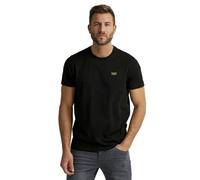 PME Legend - Camiseta básica de cuello redondo para hombre COLD DYE Ajuste regular Negro Blanco Verde Azul, Black 999, M