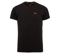 PME Legend Manga corta con cuello en R, Black 999, L