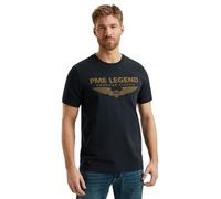 PME Legend Camiseta de cuello redondo para hombre, cuello R, algodón elastán, corte regular, Salute 5281, XXL