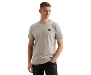 PME Legend Manga corta, cuello en R, clase americana, Ptss2602599-921 Light Grey Melee, XL