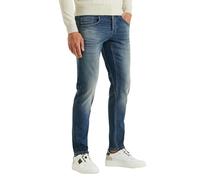 PME Legend Pantalones vaqueros para hombre Carior - Cintura media - Corte entallado - Azul W29-W40 Stretch, Btb Bright True Blue, 29W / 32L