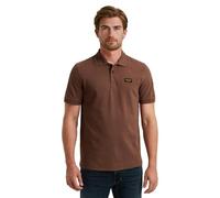 PME Legend Polo de manga corta para hombre American Classic - Regular Fit, Ppss2508899-8203 Marron, S