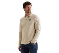 PME Legend Polo de manga larga para hombre American Classic - Regular Fit, Pps2602899-7013 Bone White, XL