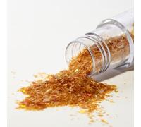 PME Magic Sparkles, Copos de Glitter Iridiscente Comestible - Oro (3g)