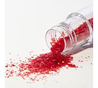 PME Magic Sparkles, Copos de Glitter Iridiscente Comestible - Rubí Rojo (3g)