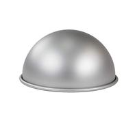 PME BALL084 Sartén de Bolas de Aluminio/hemisferio, 8 x 4 Pulgadas Molde para Tartas anodizado, Plateado