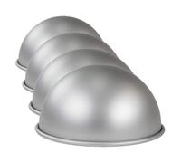 PME Molde de Aluminio Anodizado para Pasteles con Forma de Bola Ø 203 mm (Paquete de 4)