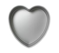 PME HRT103 Molde de Tarta Corazón, Aluminio, 76 x 254mm, Aluminium, Plateado, 25.4 cm