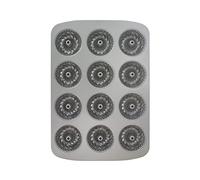 PME Molde para 12 Mini Bundt de Acero al Carbono Antiadherente (37,3 x 26,1 cm / 14,7 x 10,3")