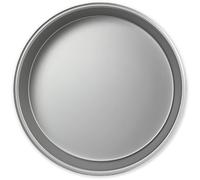 PME Molde Redondo para Tartas Aluminio Anodizado | 30.5 x 5.1 cm (12 x 2 pulgadas) | Plata