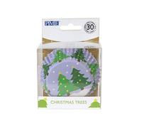 PME Navidad Cápsulas para Cupcakes forradas de Aluminio - Árbol de Navidad (Set de 30)
