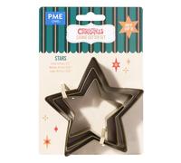 PME Navidad Set de 3 Cortadores de Galletas - Estrellas