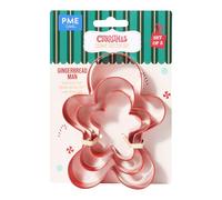 PME Navidad Set de 3 Cortadores de Galletas - Hombre de Jengibre