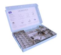 PME GBS65 Navidad Set de Cortadores de Casitas de Jengibre, Metal