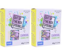 PME - Out the Box Sprinkle Mix - Carnival 60g (Paquete de 2)
