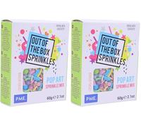 PME - Out the Box Sprinkle Mix - Pop Art 60g (Paquete de 2)
