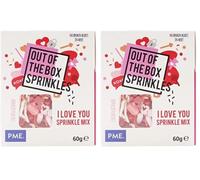PME - Out the Box Sprinkles - I love you 60g (Paquete de 2)