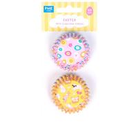 PME Pascua Cápsulas para Cupcakes forradas de Aluminio - Huevitos, Tamaño Mini (Set de 60)