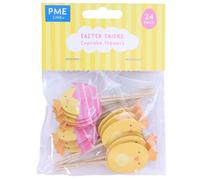 PME Pascua Toppers para pasteles - Pollitos, Set de 24