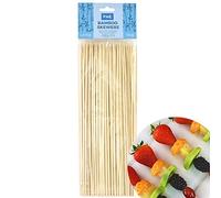 PME Pinchos grandes, paquete de 100-10 pulgadas, bambú, azul, rojo, roble y amarillo
