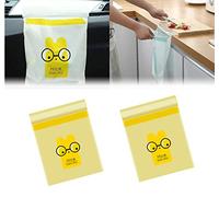 PME PIVOFUL MOBILE ENHANCEMENT 30 bolsas de basura para coche, biodegradables y compostables, bolsas de basura desechables para oficina, cuarto de bebé, baño, sala de estudio, color amarillo