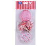 PME San Valentín Set de 48 Cápsulas para cupcakes y Toppers - Sé mi Valentín