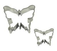 PME SC612 Cortador de Galletas y Tartas de Mariposa, Acero Inoxidable, Plateado, Estándar, 2 Unidades