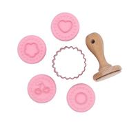 PME Set de 6 Sellos en Relieve para Galletas Rellenas de Mermelada de San Valentín