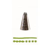 PME Supatubo de Estrella Extra Grande de Acero Inoxidable sin Soldaduras nº 8