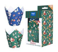 PME Tulipas Navideñas para Muffins - Taller de Santa (Set de 24)