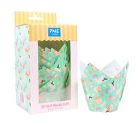 PME Tulipas para Muffins de Pascua - Animales de Pascua, Set de 24