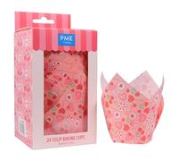 PME Tulipas para Muffins de San Valentín - Dulce Amor, Set de 24