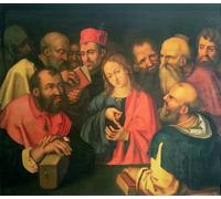 PMEFGJDPE Famoso Cuadro Pared Lienzo Pintura Decorativa Cristo di dodici anni tra gli scribi di Albrecht Dürer para Decoraciones del Hogar 60x90cm