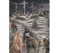 PMEFGJDPE Famoso Cuadro Pared Lienzo Pintura Decorativa Eloi Eloi Lama Sabacthani di Jacques para Decoraciones del Hogar 60x90cm