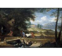 PMEFGJDPE Famoso Cuadro Pared Lienzo Pintura Decorativa i Miracoli di Santa Maria Penitente di Philippe De Champaigne para Decoraciones del Hogar 60x90cm