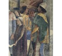 PMEFGJDPE Famoso Impresiones de Lienzo Impresion Arte Pared Federico III d'Asburgo Cristiano I di Danimarca e Federico I Gonzaga di Andrea Mantegna para la Decoración del Hogar de la Oficina 60x90cm