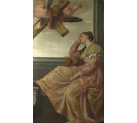 PMEFGJDPE Famoso Impresiones de Lienzo Impresion Arte Pared il Sogno di Sant'Elena di Paolo Veronese para la Decoración del Hogar de la Oficina 60x90cm