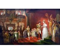 PMEFGJDPE Famoso Impresiones de Lienzo Impresion Arte Pared Secondo matrimonio di Smi D Pedro I Er di Jean Baptiste Debret para la Decoración del Hogar de la Oficina 60x90cm