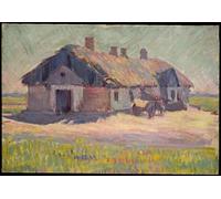 PMEFGJDPE Famoso Painting Cuadro Lienzos Fotos Taverna polacca di Robert Polhill Bevan para la Decoración de la Sala de Estar 60x90cm