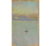 PMEFGJDPE Famoso Pared Decoración Arte Lienzo Imagen Barca a vela sul mare di Wassily Kandinsky para Decoración de Paredes 60x90cm
