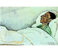 PMEFGJDPE Famoso Pared Decoración Arte Lienzo Imagen Valentine Gode Darel Un giorno prima della sua mortendeutsch di Ferdinand Hodler para Decoración de Paredes 60x90cm