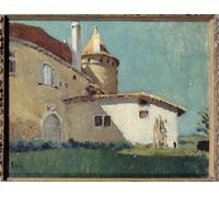PMEFGJDPE Famoso Prints Sobre Lienzo Impresión de Carteles il Castello di Virieu o Alla Tourelle Dipinto di Pierre Bonnard para la Decoración del Hogar del Dormitorio 60x90cm