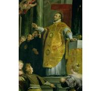 PMEFGJDPE Famoso Prints Sobre Lienzo Impresión de Carteles la Visione di Sant'Ignazio di Loyola Particolare del Santo di Peter Paul Rubens para la Decoración del Hogar del Dormitorio 60x90cm