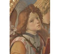 PMEFGJDPE Famoso Prints Sobre Lienzo Impresión de Carteles Maria col Bambino e sei angeli di Sandro Botticelli para la Decoración del Hogar del Dormitorio 60x90cm