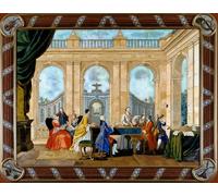 PMEFGJDPE Impresiones de Lienzo Questo è l'Hundevieh che ha portato una miseria così indicibile nel nostro paese ed è aborrito da Theodor Heine para la Decoración del Hogar de la Oficina 60x90cm