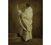 PMEFGJDPE Pinturas Famosas Cuadro Pared Lienzo Pintura Decorativa Diacono che tiene un calice di Pierre Subleyras para Decoraciones del Hogar 60x90cm