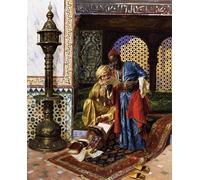 PMEFGJDPE Pinturas Famosas Cuadro Pared Lienzo Pintura Decorativa la Lettera di Rudolf Ernst para Decoraciones del Hogar 60x90cm