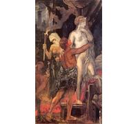 PMEFGJDPE Pinturas Famosas Cuadro Pared Lienzo Pintura Decorativa Messalina di Gustave Moreau para Decoraciones del Hogar 60x90cm