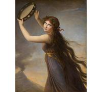 PMEFGJDPE Pinturas Famosas Cuadro Pared Lienzo Pintura Decorativa Ritratto di Emma Lady come baccante di Louise Élisabeth Vigée Le Brun para Decoraciones del Hogar 60x90cm